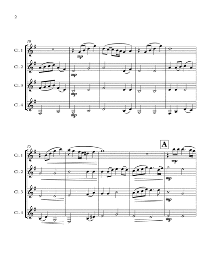Have Yourself A Merry Little Christmas from MEET ME IN ST. LOUIS Woodwind Quartet scores gallery preview page 3