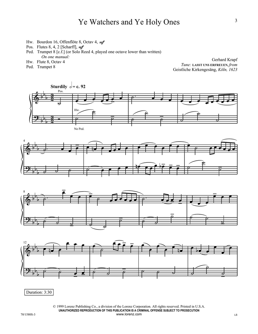 The Organist in Season: Summer Organ scores gallery preview page 3