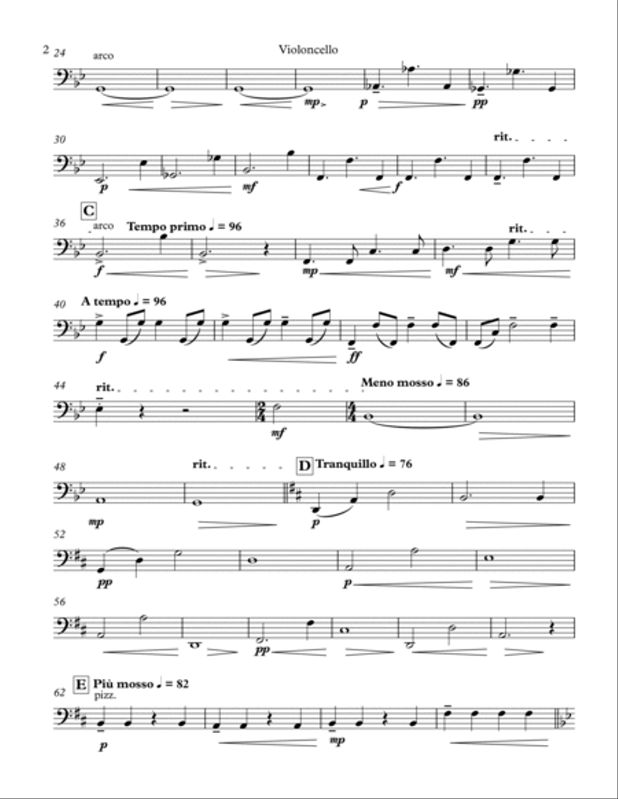 Barter - Cello Choir scores gallery preview page 2