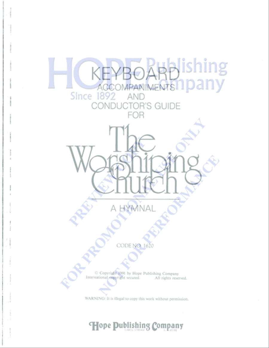 The Worshiping Church