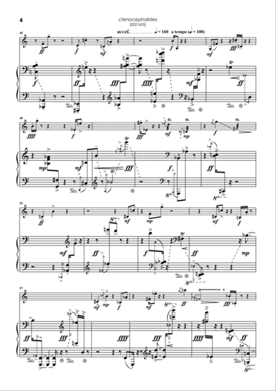 Ctenocephalides Trumpet Duet scores gallery preview page 4