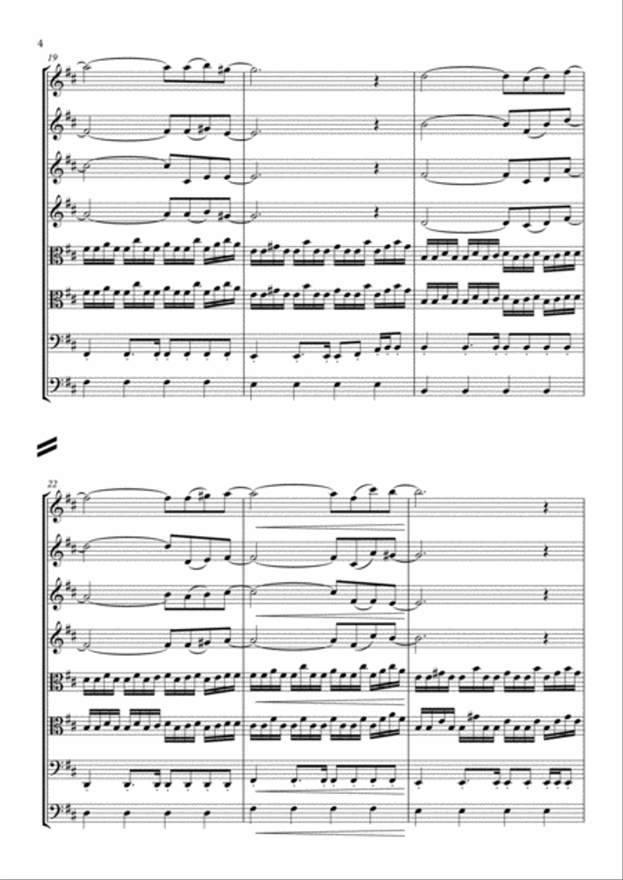 Get Lucky Get Lucky String Quartet scores gallery preview page 5