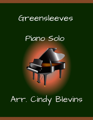 Book cover for Greensleeves, for Piano Solo