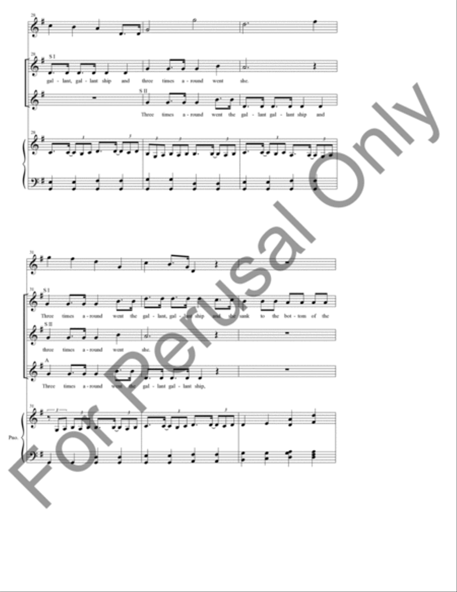 Our Gallant Ship Our Gallant Ship SSA scores gallery preview page 4