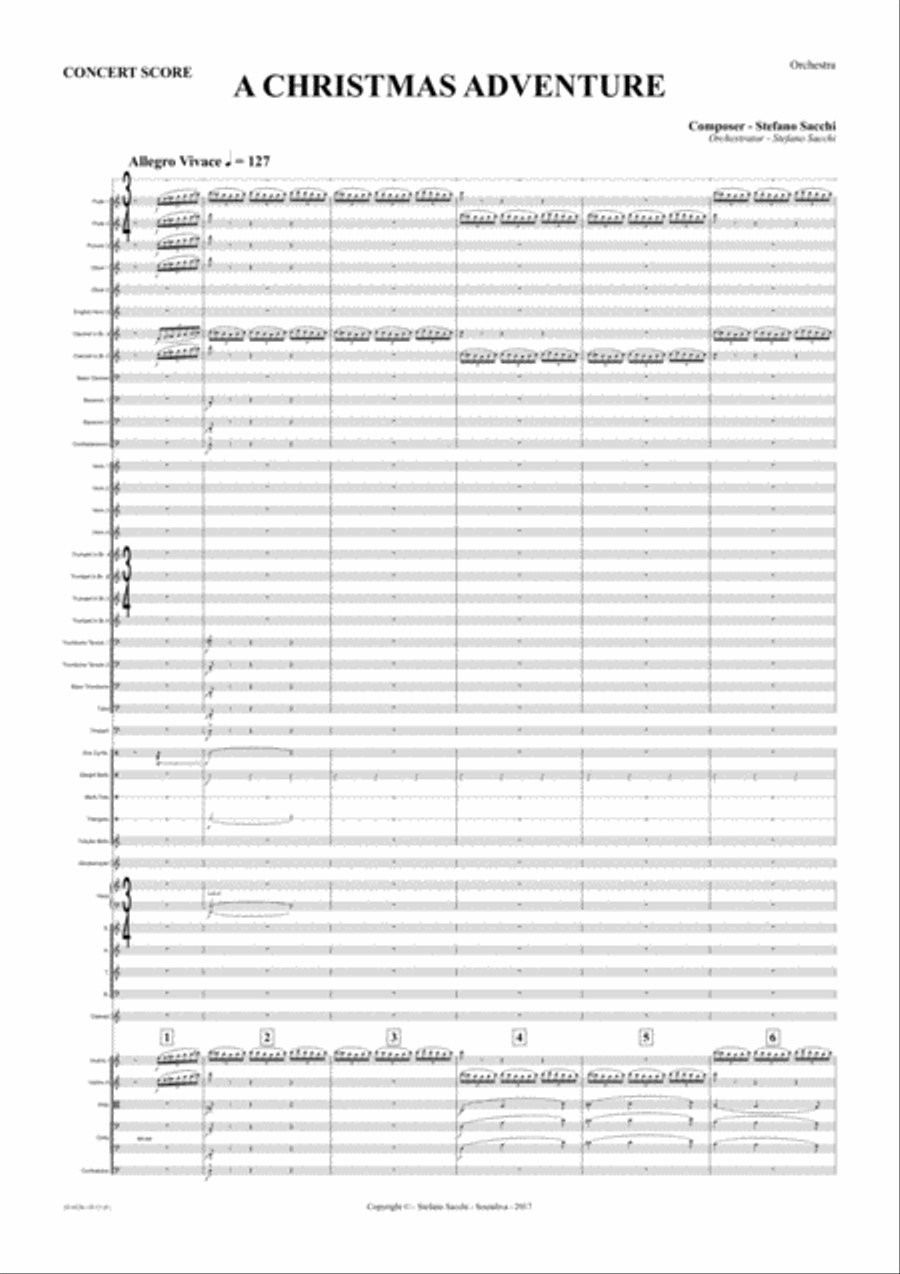 A Christmas Adventure Full Orchestra scores gallery preview page 2