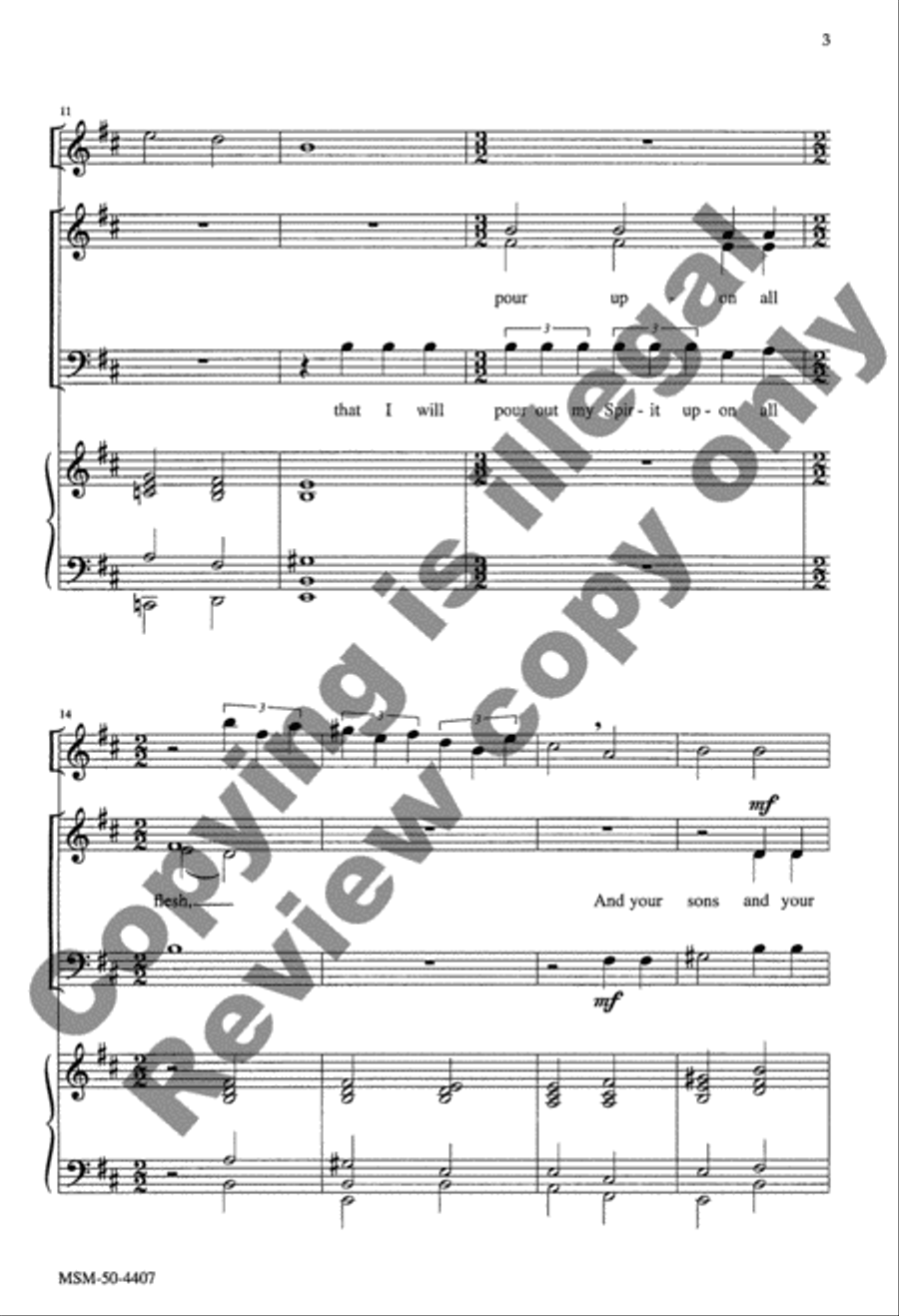 In the Last Days 3-Part scores gallery preview page 18