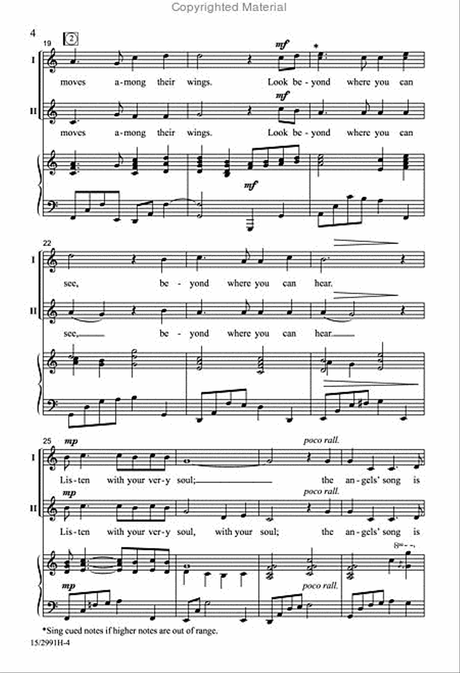 Somewhere Above the Clouds 2-Part scores gallery preview page 4
