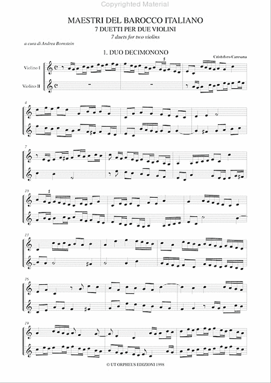 7 Duets for 2 Violins