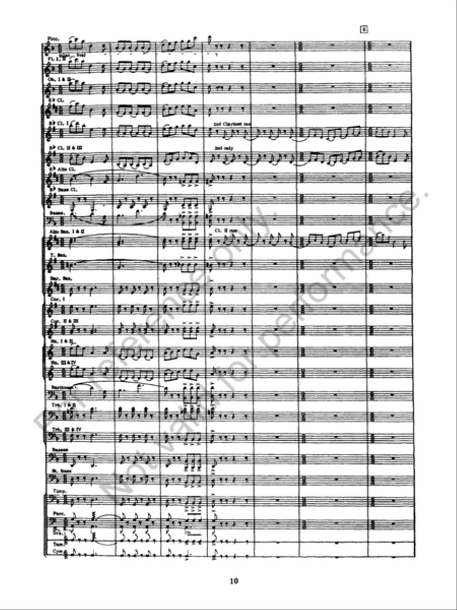 Incidental Suite Concert Band scores gallery preview page 11