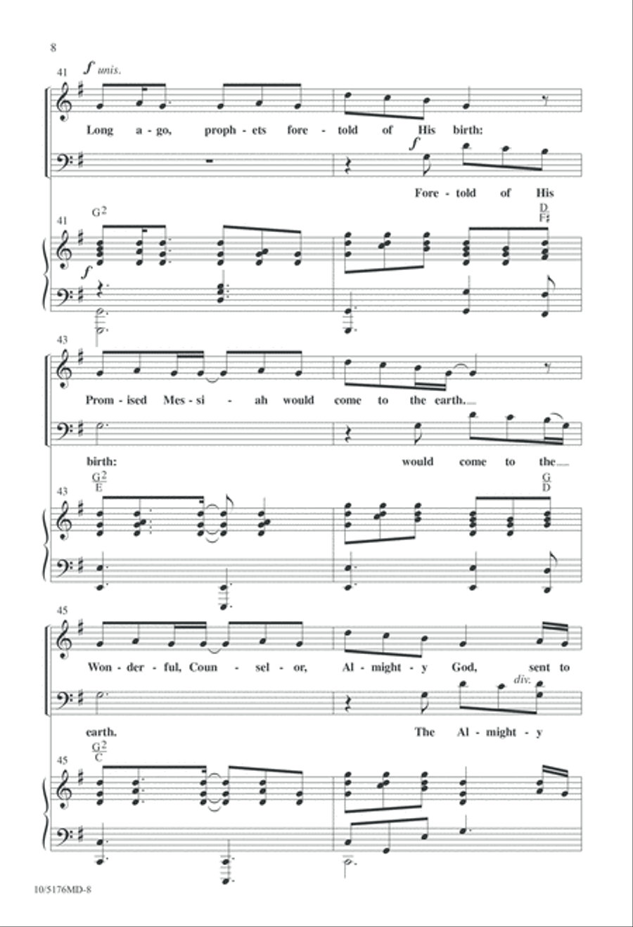 Let Us Rejoice, Christ is Born! 4-Part scores gallery preview page 8