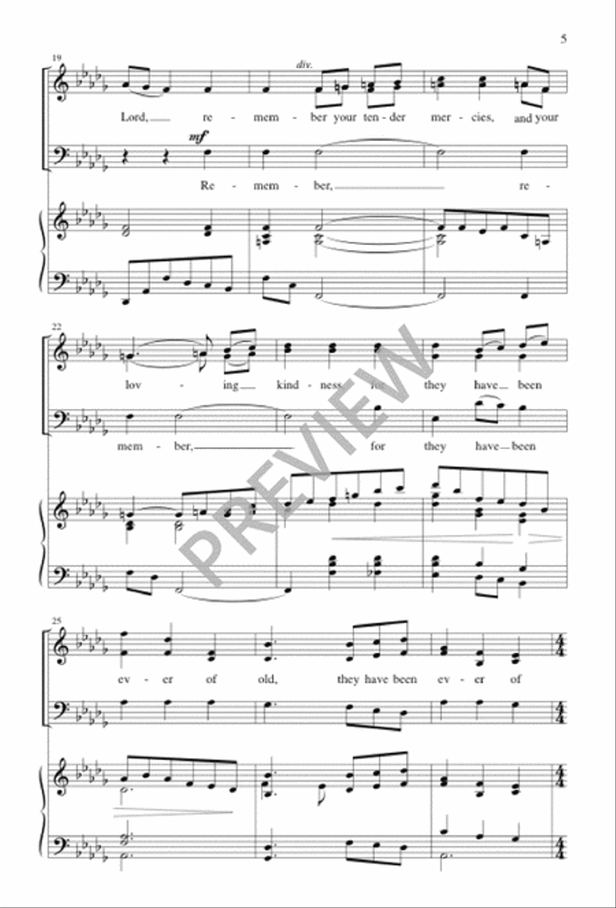 Lead Me, Lord 3-Part scores gallery preview page 4