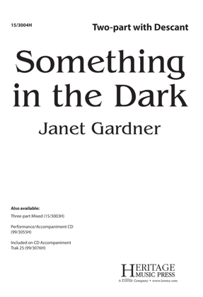 Book cover for Something in the Dark