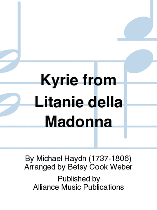Book cover for Kyrie from Litanie della MadonnaInst. parts