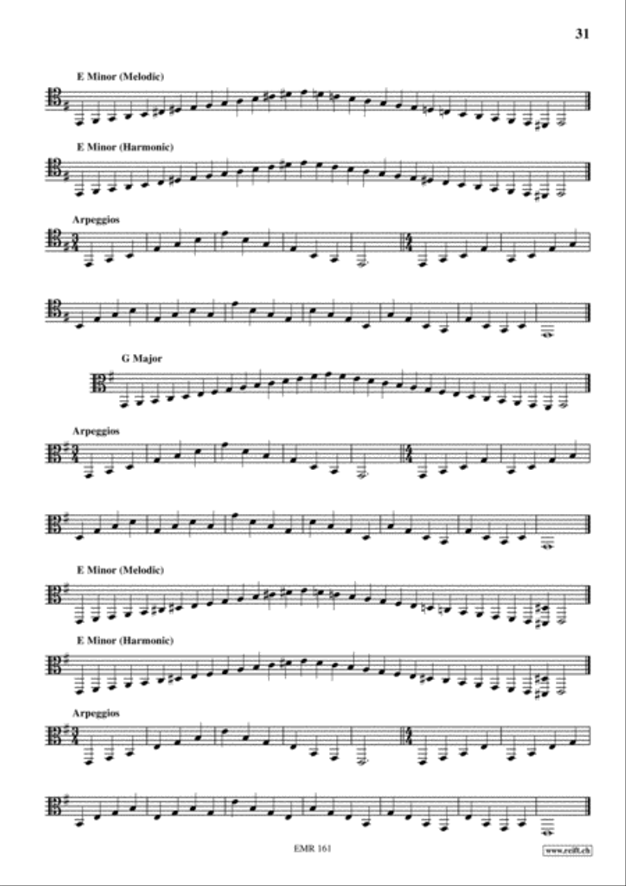 Studies in all Clefs Trombone Solo scores gallery preview page 16