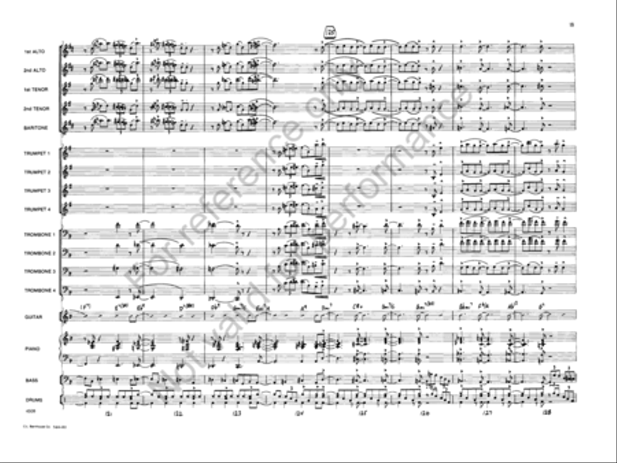 External Combustion Jazz Ensemble scores gallery preview page 18