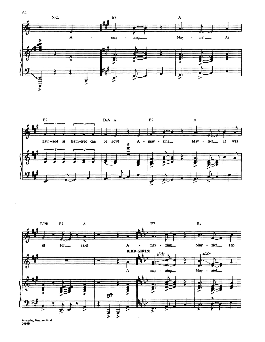 Amayzing Mayzie (from Seussical The Musical) Piano, Vocal scores gallery preview page 4