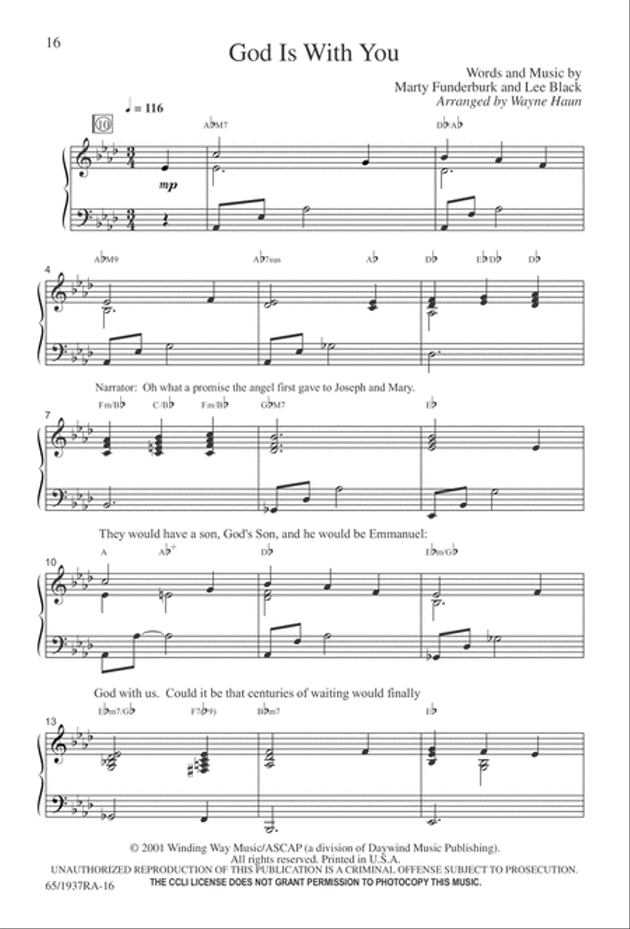 We Will Know Peace 4-Part scores gallery preview page 18
