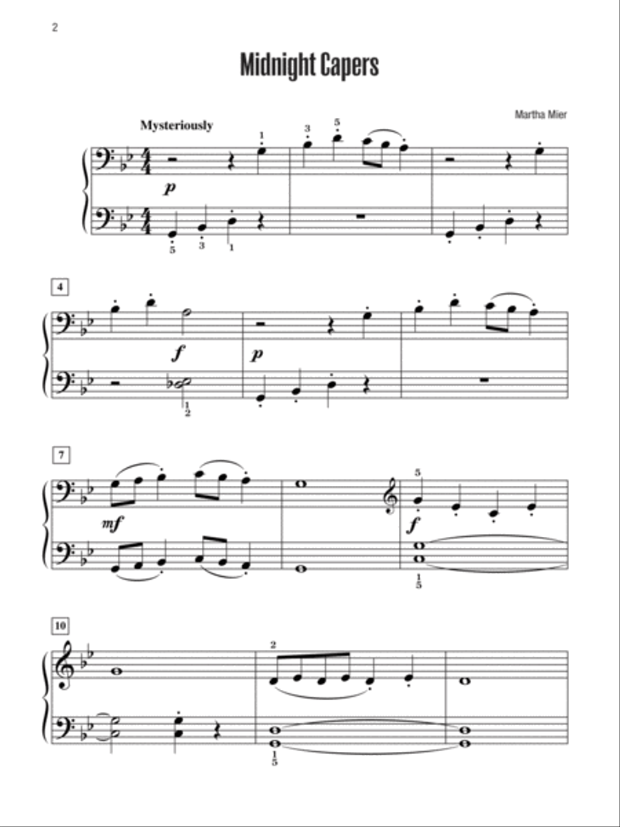 Center Stage, Book 1 Easy Piano scores gallery preview page 3