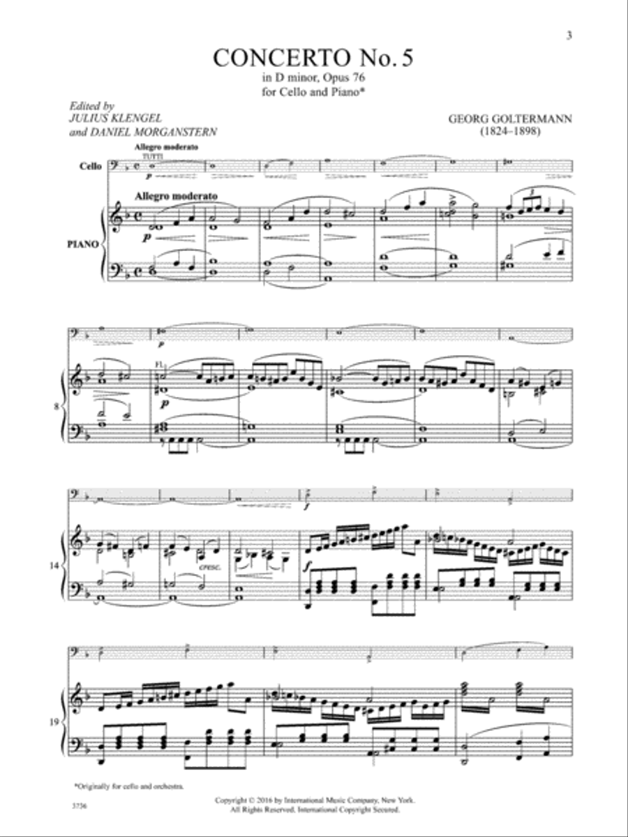 Concerto No. 5 In D Minor, Opus 76 Piano Accompaniment scores gallery preview page 2