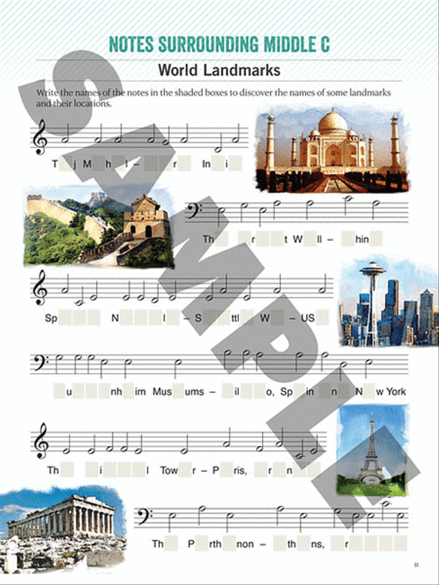 Notespeller Stories & Games – Book 1 Piano Method scores gallery preview page 5