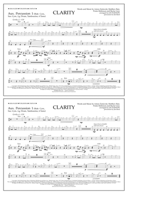 Clarity - Aux. Perc. 1