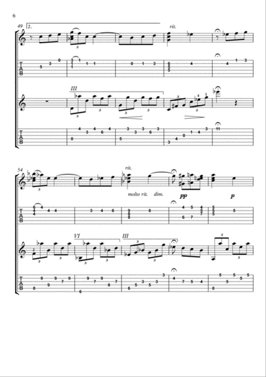 Triste by Aguirre Guitar duet image number null