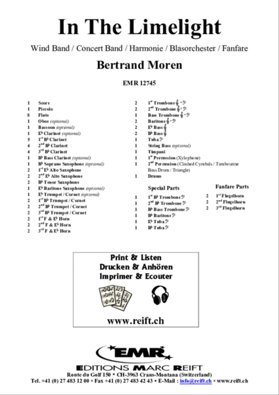 In The Limelight Concert Band scores gallery preview page 2