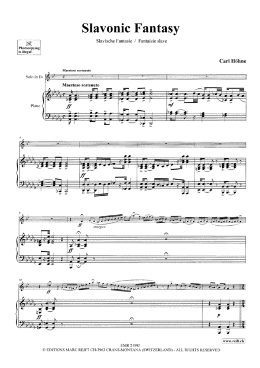 Slavonic Fantasy Horn scores gallery preview page 4