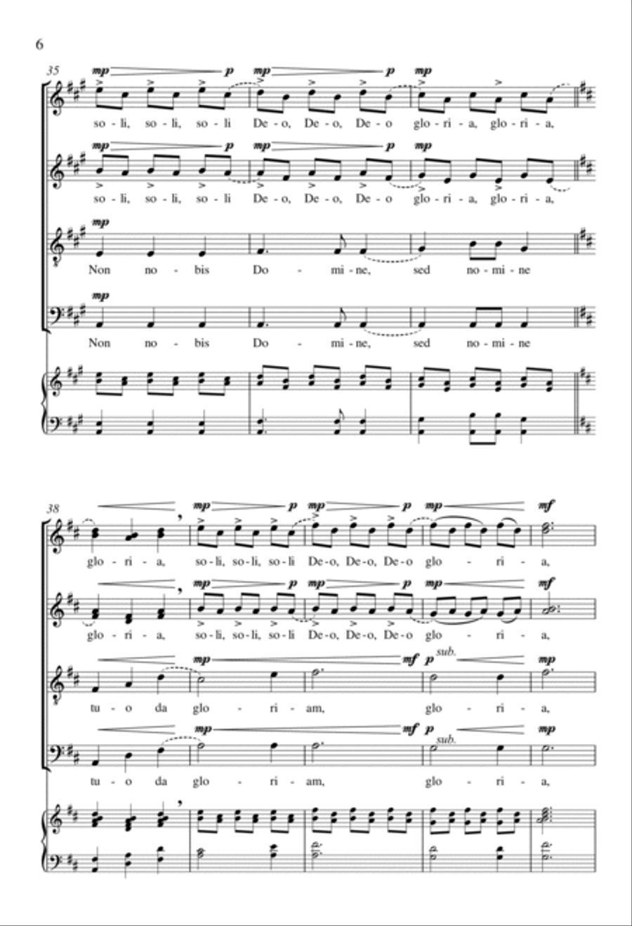 Soli Deo Gloria Divisi scores gallery preview page 5