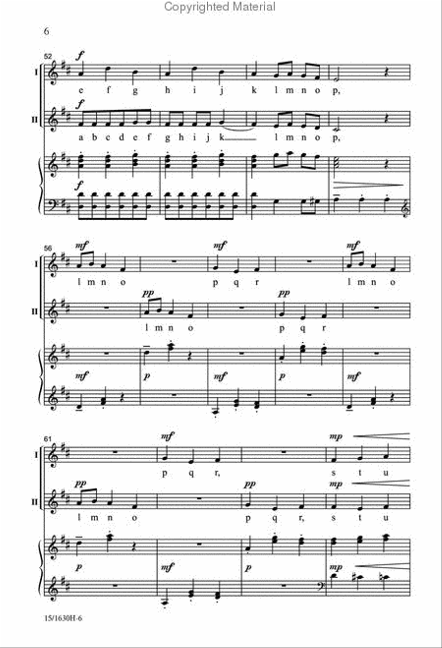 A Little Mozart A Little Mozart 2-Part scores gallery preview page 6