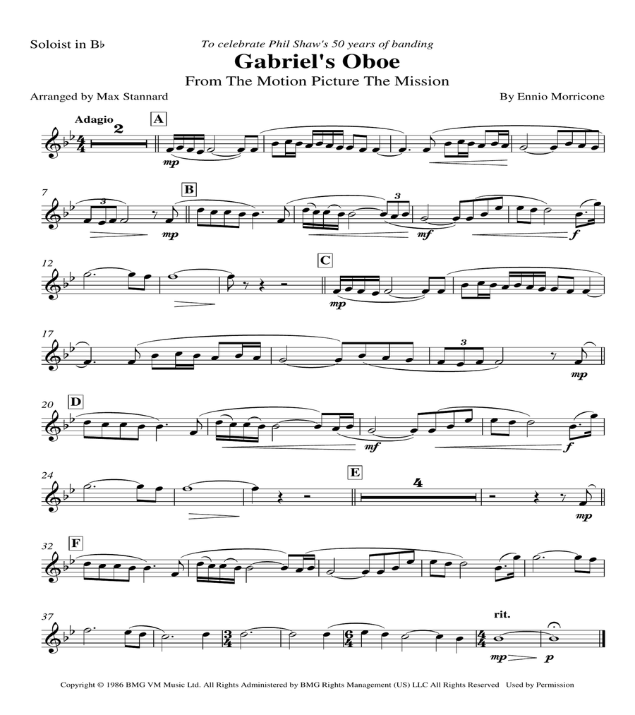 Gabriel's Oboe image number null
