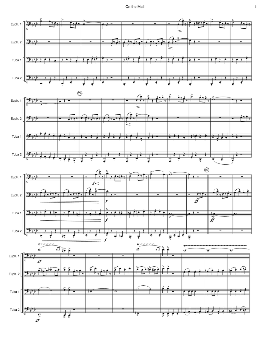 On the Mall Brass Ensemble scores gallery preview page 3