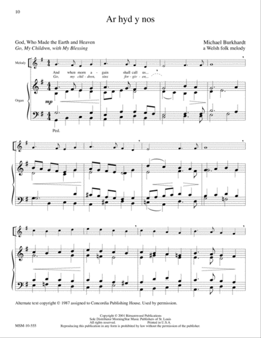 As Though the Whole Creation Cried, Volume 1 Organ scores gallery preview page 7