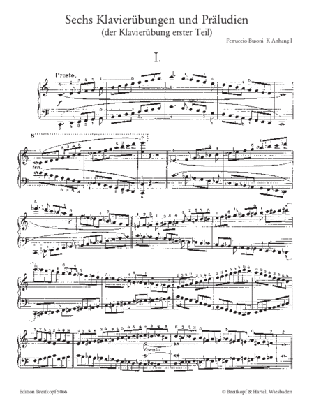 Piano Exercise in Five Parts