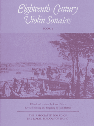 Book cover for Eighteenth-Century Violin Sonatas, Book 2