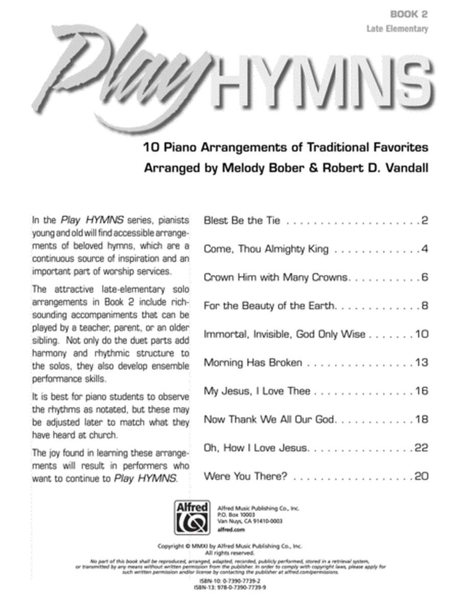 Play Hymns, Book 2