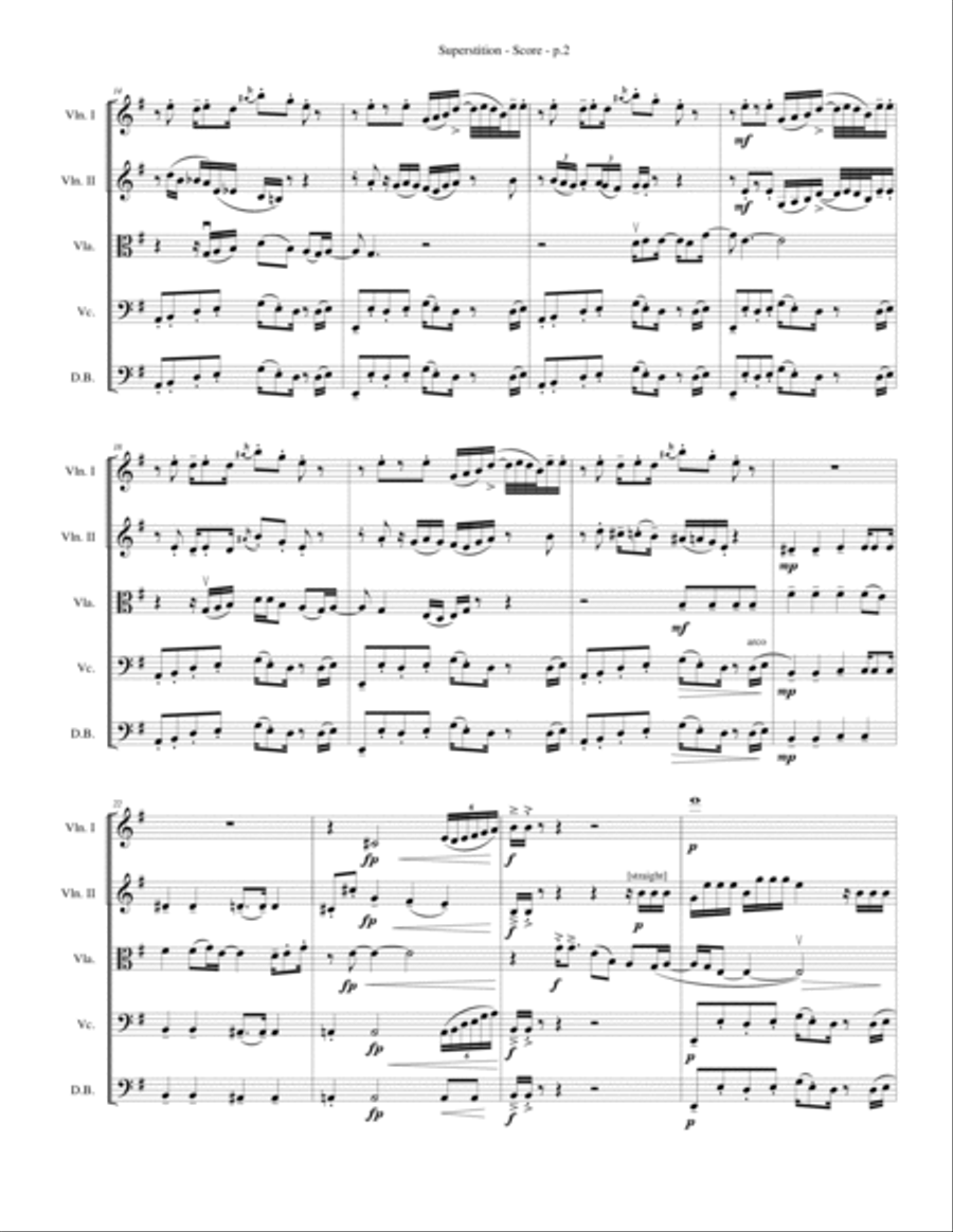 Superstition String Quartet scores gallery preview page 4