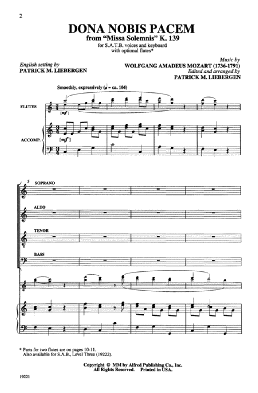 Book cover for Dona Nobis Pacem (from Missa Solemnis)