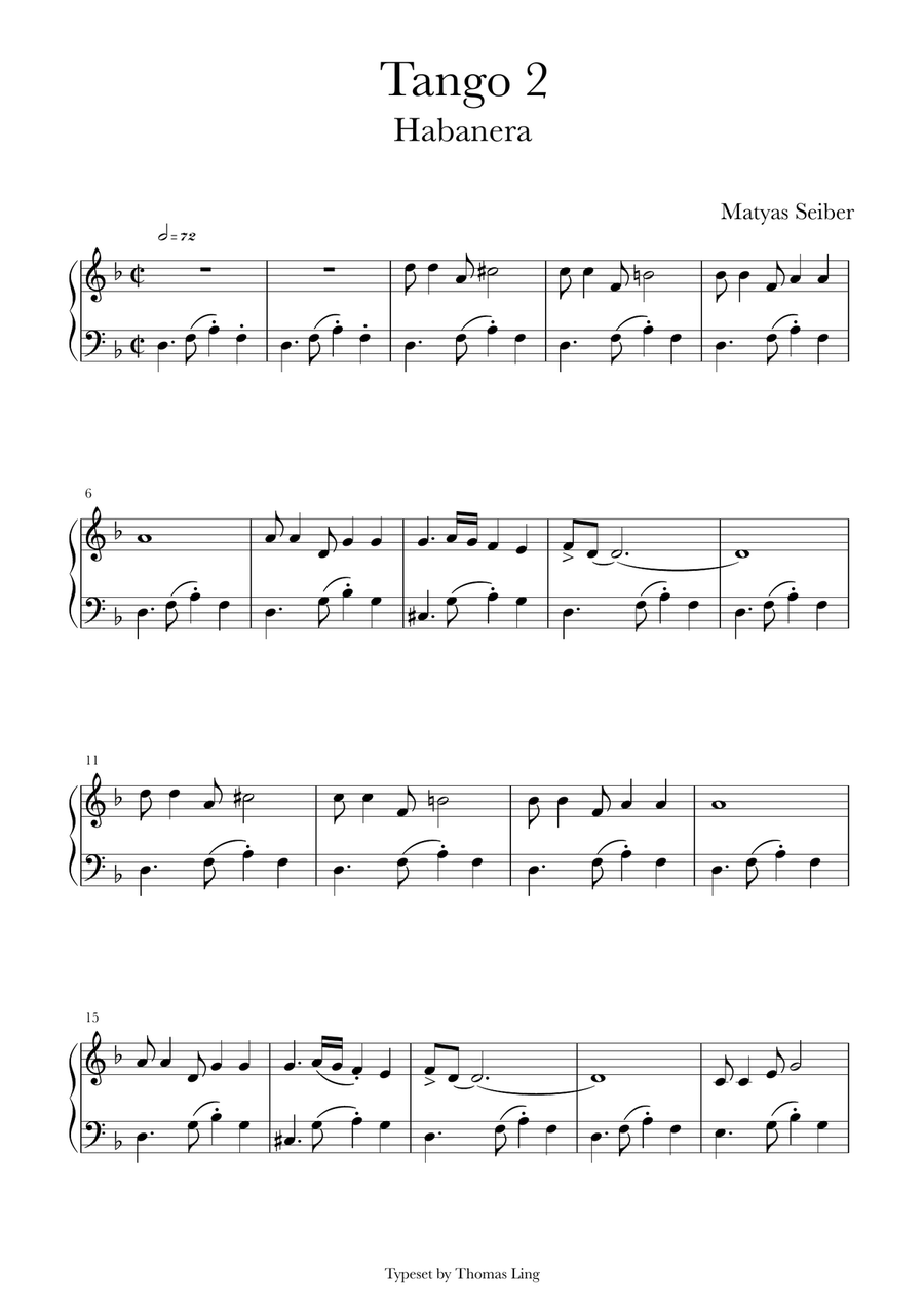 Tango II Piano Method scores gallery preview page 1