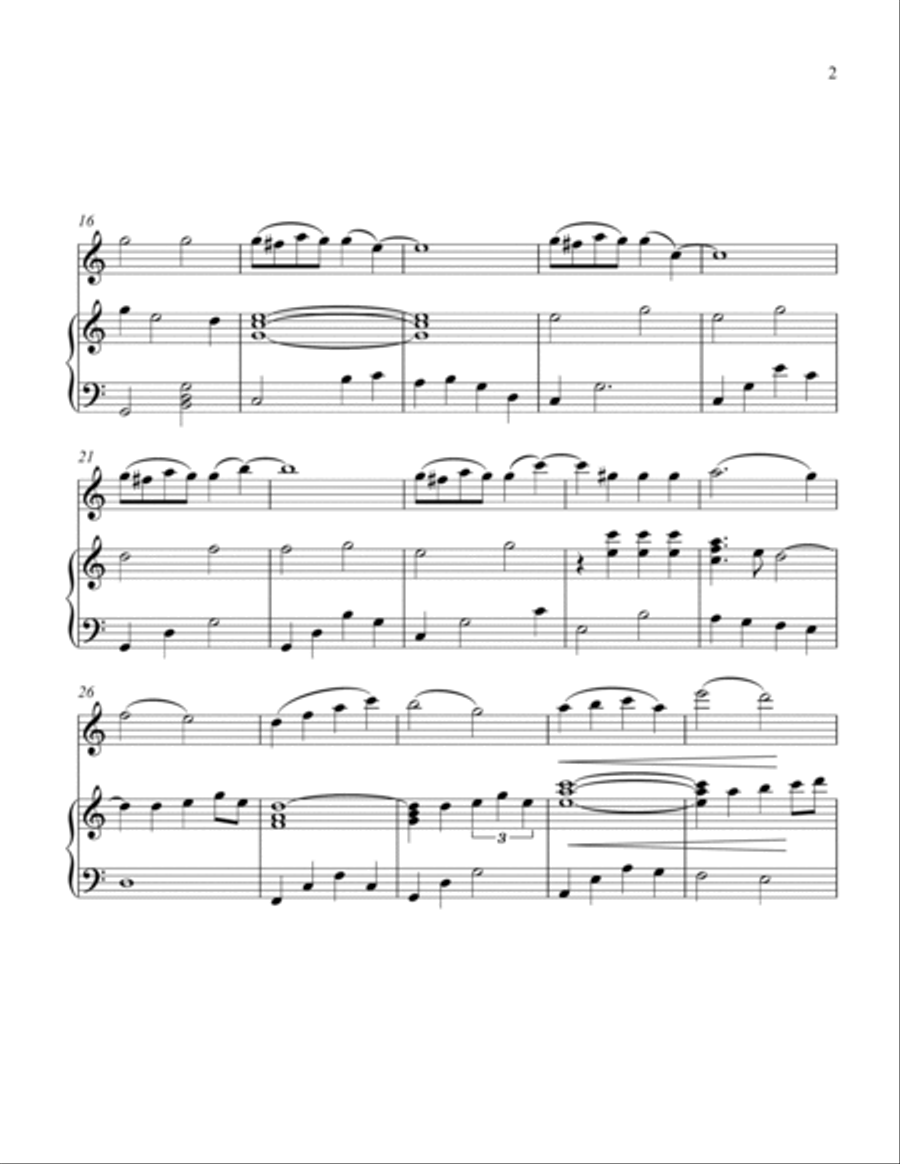 Some Enchanted Evening Flute scores gallery preview page 3