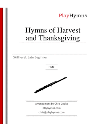 Book cover for Hymns of Harvest and Thanksgiving