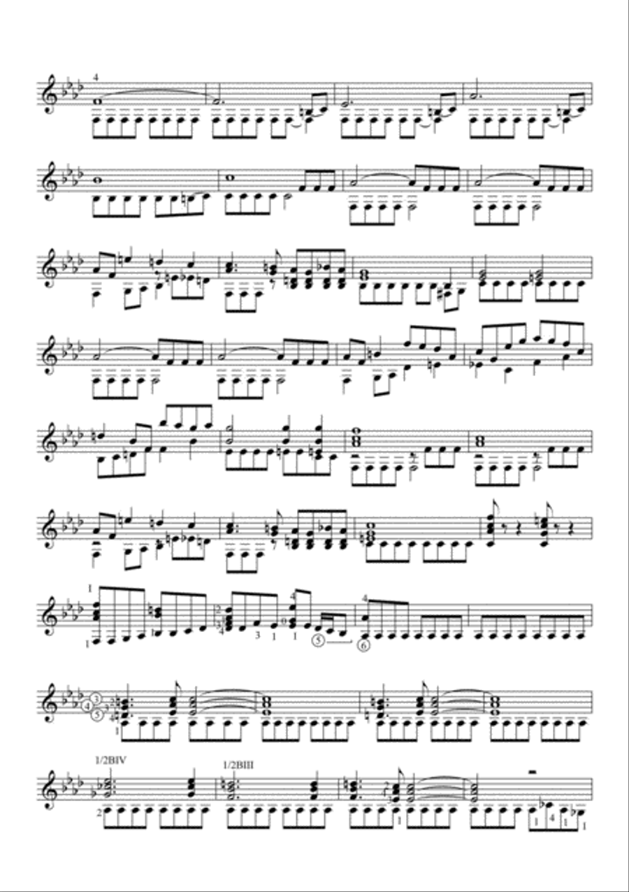 Guitar Sonata in F Classical Guitar scores gallery preview page 3