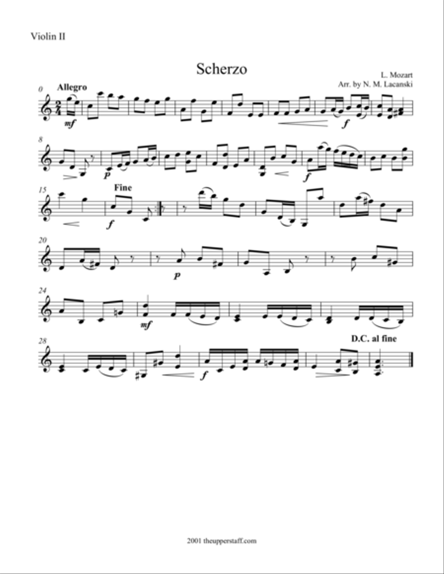 Scherzo Scherzo String Duet scores gallery preview page 1
