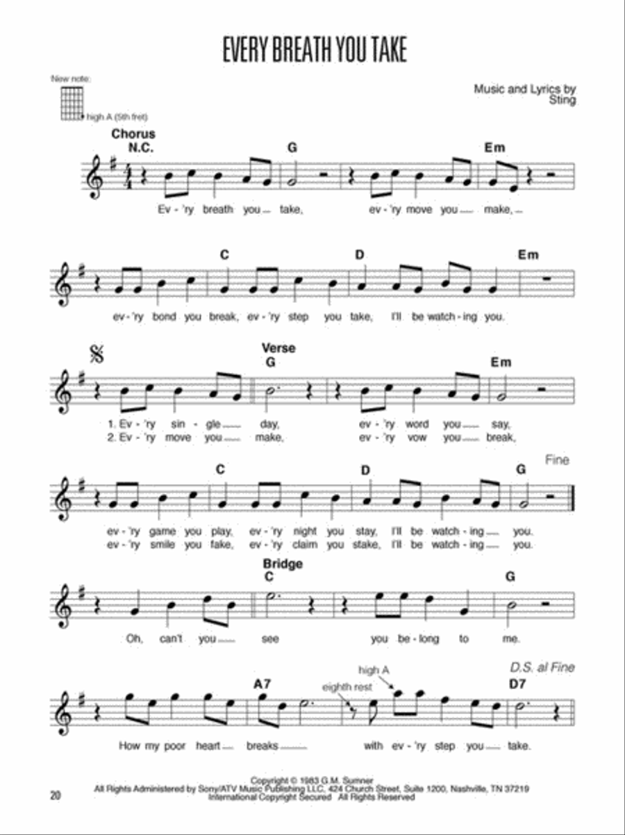 Easy Pop Melodies – Third Edition Electric Guitar scores gallery preview page 4