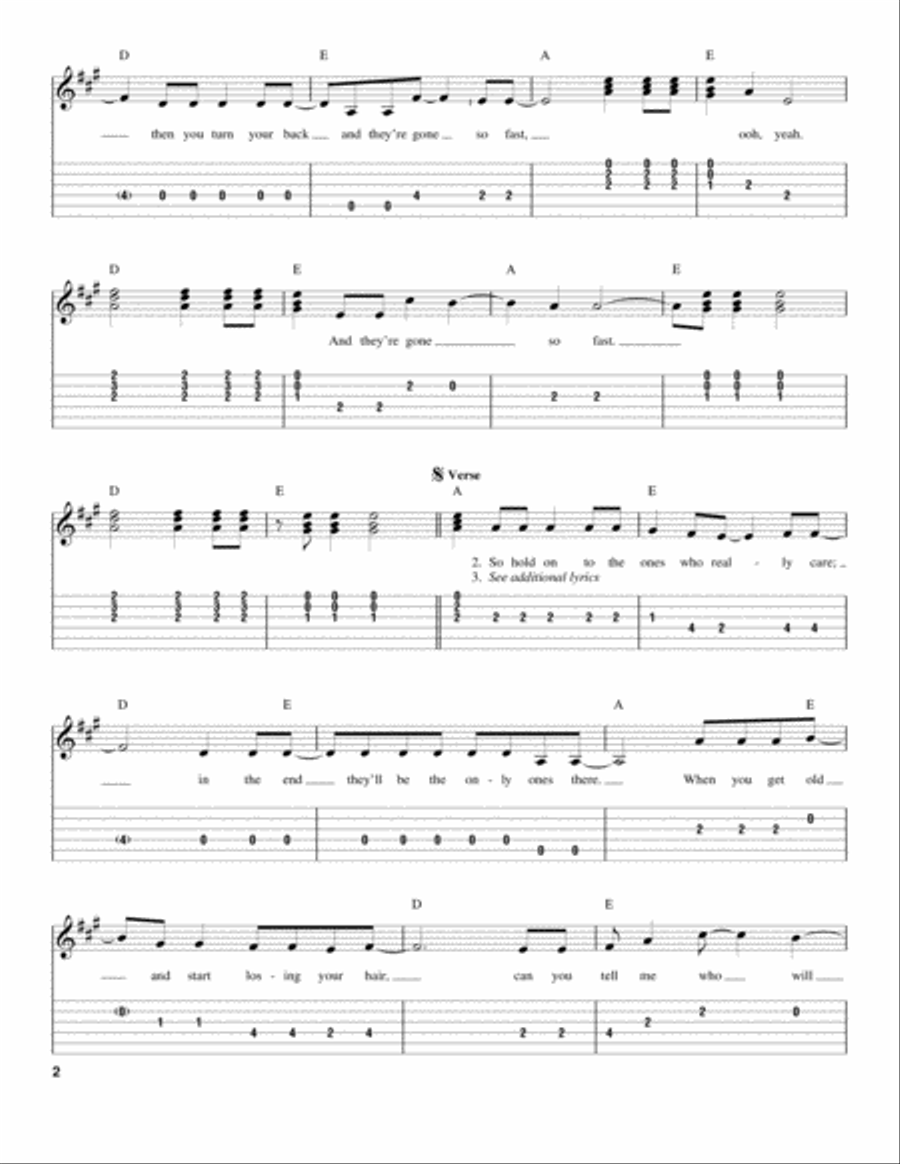 MMM Bop Acoustic Guitar scores gallery preview page 2
