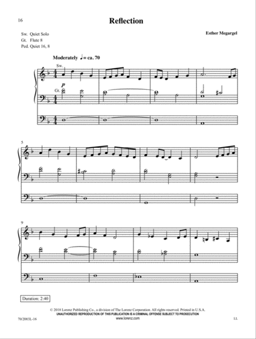 Preludes and Postludes Preludes and Postludes Organ Solo scores gallery preview page 6