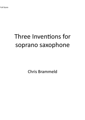Book cover for 3 Inventions