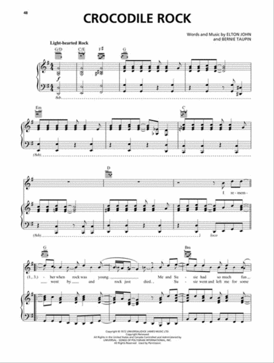The Rollicking Piano Bar Songbook Piano, Vocal, Guitar scores gallery preview page 4