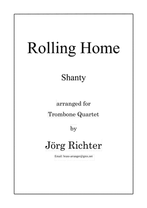 Book cover for Rolling Home for Trombone Quartet