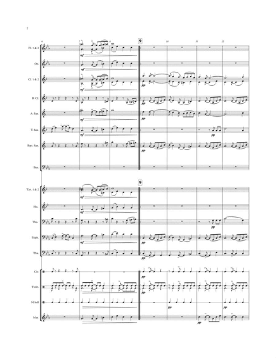 El Camino Real El Camino Real Concert Band scores gallery preview page 2